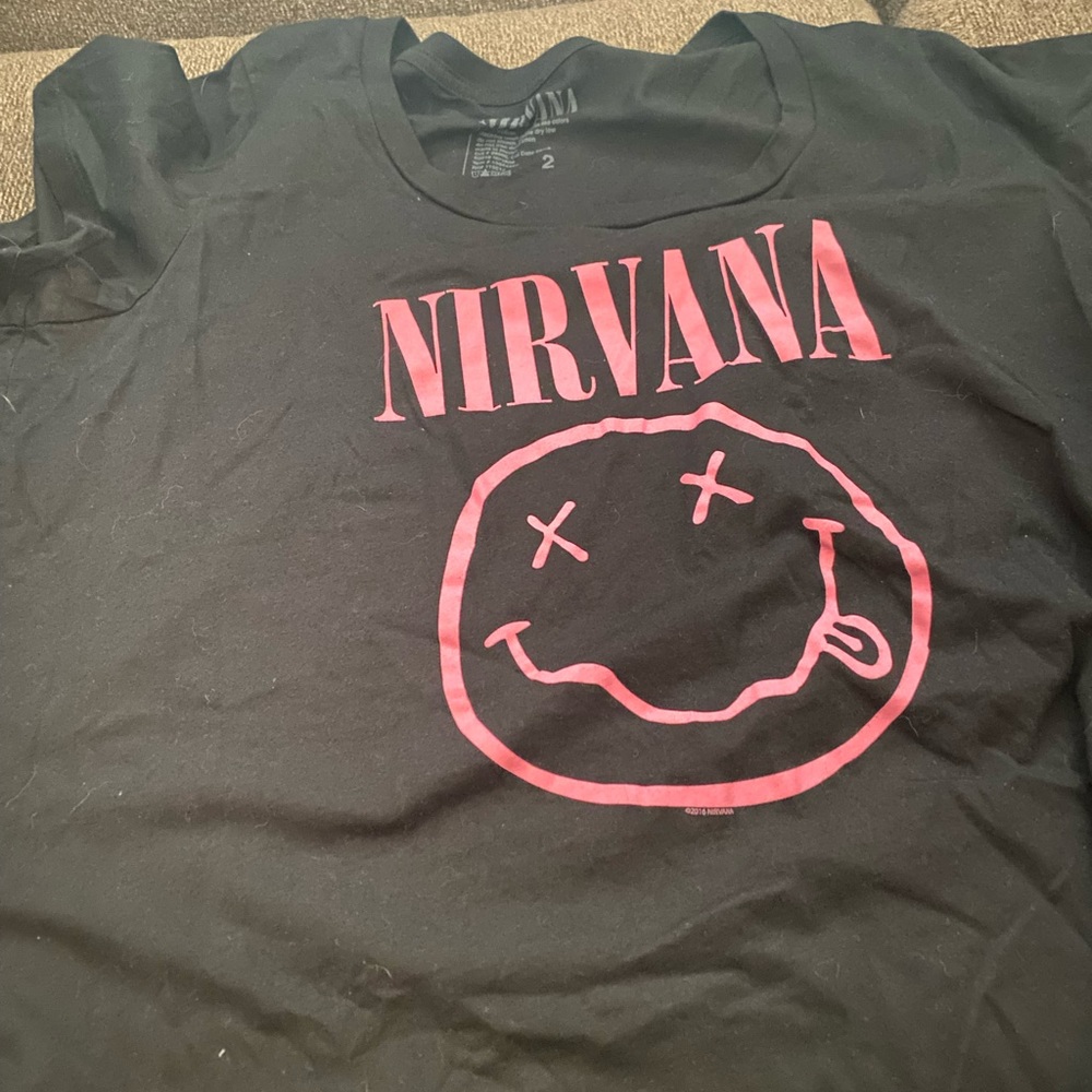Plus size woman’s t shirt Nirvana